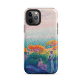 Two Women by the Shore - Henri Edmond Cross Phone Case, Iphone 11 Pro / Matte, Mobile Cases, Toby Leon