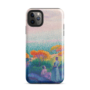 Two Women by the Shore - Henri Edmond Cross Phone Case, Iphone 11 Pro Max / Gloss, Mobile Cases, Toby Leon