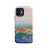 Two Women by the Shore - Henri Edmond Cross Phone Case, Iphone 12 / Gloss, Mobile Cases, Toby Leon