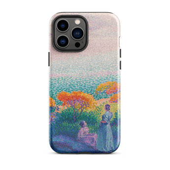 Two Women by the Shore - Henri Edmond Cross Phone Case, Iphone 13 Pro Max / Gloss, Mobile Cases, Toby Leon