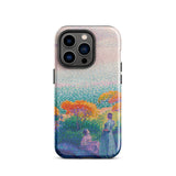 Two Women by the Shore - Henri Edmond Cross Phone Case, Iphone 14 Pro / Gloss, Mobile Cases, Toby Leon