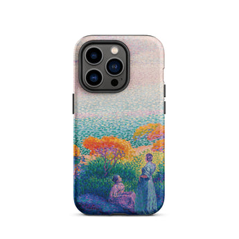 Two Women by the Shore - Henri Edmond Cross Phone Case, Iphone 14 Pro / Matte, Mobile Cases, Toby Leon