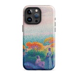 Two Women by the Shore - Henri Edmond Cross Phone Case, Iphone 15 Pro Max / Gloss, Mobile Cases, Toby Leon