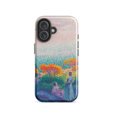 Two Women by the Shore - Henri Edmond Cross Phone Case, Iphone 16 / Gloss, Mobile Cases, Toby Leon