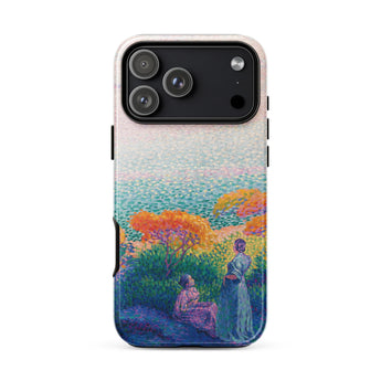 Two Women by the Shore - Henri Edmond Cross Phone Case, Iphone 17 Pro Max / Gloss, Mobile Cases, Toby Leon