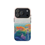 Two Women by the Shore - Henri Edmond Cross Phone Case Iphone 17 Pro / Matte Vibrant Impressionistic Painting Figures Outdoor, Afternoon