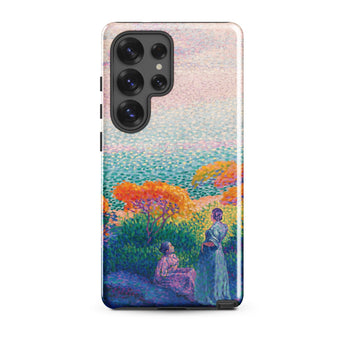 Two Women by the Shore - Henri Edmond Cross Phone Case, Samsung Galaxy S25 Ultra / Gloss, Mobile Cases, Toby Leon