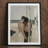 Undertow - Cruising Gay Erotica Art Print / Canvas, Cruising Gay Erotica, Erotica Art Print, Gay Erotica Art
