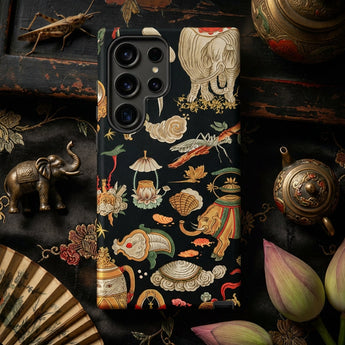 Underworld Chinoiserie - Auguste Racinet Phone Case, Mobile Cases, Toby Leon