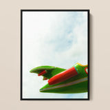 Up in the Air Giclée Print / Canvas, 8×10’’ / 20x25cm / Black Frame, Posters Prints & Visual Artwork, Toby Leon
