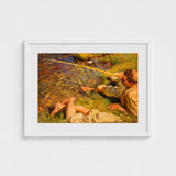 Val D’aosta a Man Fishing - John Singer Sargent Art Print / Canvas, Current, Runs, Shallow, Unknown, Prints