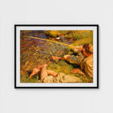 Val D’aosta a Man Fishing - John Singer Sargent Art Print / Canvas, Current, Runs, Shallow, Unknown, Prints