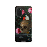 Vanitas Still Life - Jan Van Kessel Samsung Case, Galaxy S20 / Matte, Black Phone Case Floral Skull Design