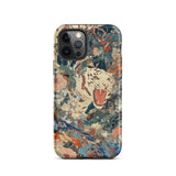 Velvet Rogue - Cover artistica per iPhone con tigre bianca surreale, 12 Pro / Opaca, Cover per telefono, Toby Leon