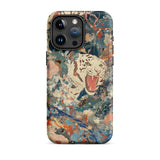 Velvet Rogue - Surreal White Tiger Art Phone Case Iphone 15 Pro Max / Matte Tiger-themed Phone Case Surreal White Tiger, Tiger Art, Art