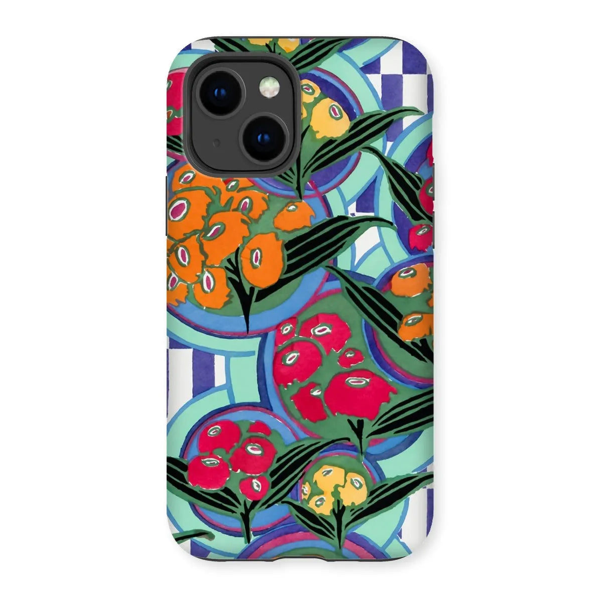 Vibrant Floral Aesthetic Art Phone Case - E.a. Séguy - Iphone 14 / Matte - Mobile Phone Cases - Aesthetic Art