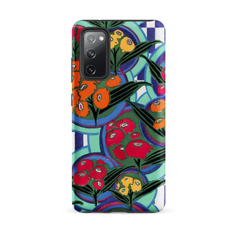 Vibrant Floral Aesthetic - E.a. Séguy Phone Case Samsung Galaxy S20 Fe / Matte Vibrant Floral Phone Case Bold Red Orange Yellow Aesthetic,