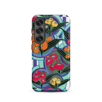Vibrant Floral Aesthetic - E.a. Séguy Phone Case, Samsung Galaxy S25 / Matte, Mobile Cases, Toby Leon