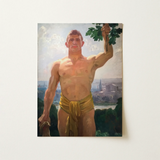 The Victor - Stampa artistica di Osmar Schindler / Tela, 12x16’’ / 31x41cm / Senza cornice / senza bordo, Poster, stampe e arte visiva, Toby Leon