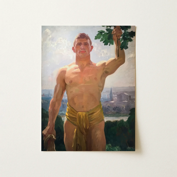 The Victor - Stampa artistica di Osmar Schindler / Tela, 12x16’’ / 31x41cm / Senza cornice / senza bordo, Poster, stampe e arte visiva, Toby Leon