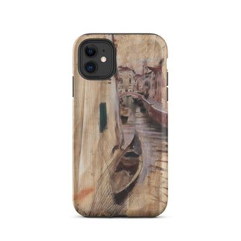 Uitzicht op een Venetiaans kanaal - Giovanni Boldini Iphone Case, 11 / Mat, mobiele telefoonhoesjes, Toby Leon