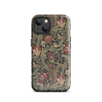 iPhone-Hülle mit floralem Vintage-Muster, 13 / Glänzend, Handyhüllen, Toby Leon