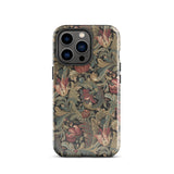 iPhone-Hülle mit floralem Vintage-Muster, 13 Pro / Glänzend, Handyhüllen, Toby Leon