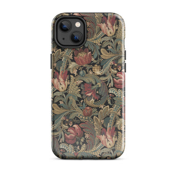 iPhone-Hülle mit floralem Vintage-Muster, 14 Plus / Glänzend, Handyhüllen, Toby Leon