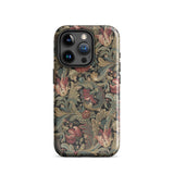 iPhone-Hülle mit floralem Vintage-Muster, 15 Pro / Glänzend, Handyhüllen, Toby Leon