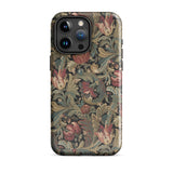 iPhone-Hülle mit floralem Vintage-Muster, 15 Pro Max / Glänzend, Handyhüllen, Toby Leon