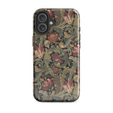 iPhone-Hülle mit floralem Vintage-Muster, 16 Plus / Glanz, Handyhüllen, Toby Leon