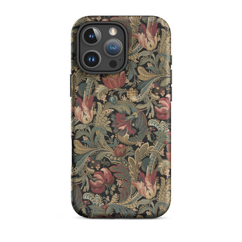 iPhone-Hülle mit floralem Vintage-Muster, 16 Pro Max / Matt, Handyhüllen, Toby Leon