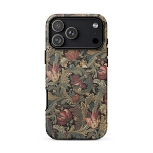 iPhone-Hülle mit floralem Vintage-Muster, 17 Pro Max / Matt, Handyhüllen, Toby Leon