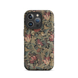 Vintage Floral Pattern Phone Case Iphone 16 Pro / Matte Dark Green Adorned Intricate Vintage-style Flemish Tapestry Traditions,