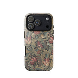Vintage Floral Pattern Phone Case Iphone 17 Pro / Gloss Vintage-inspired Intricate Red Pink Green Flemish Tapestry Traditions,