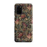 Vintage Floral Pattern Phone Case Samsung Galaxy S20 Plus / Matte Intricate Vintage-style Deep Reds Flemish Tapestry Traditions,