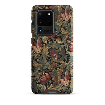 Vintage Floral Pattern Phone Case Samsung Galaxy S20 Ultra / Matte Protective Intricate Vintage-style Rich Flemish Tapestry Traditions,