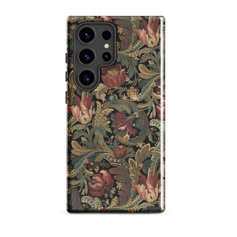 Vintage Floral Pattern Phone Case, Samsung Galaxy S24 Ultra / Gloss, Mobile Cases, Toby Leon