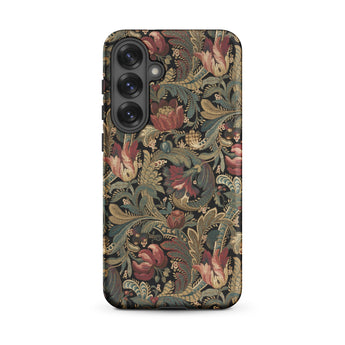 Vintage Floral Pattern Phone Case, Samsung Galaxy S25 Plus / Matte, Mobile Cases, Toby Leon