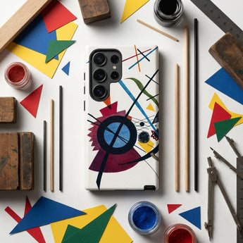 Violet - Wassily Kandinsky Phone Case White Phone Case Vibrant Abstract Design Bold Black Wassily Kandinsky Iphone, Violet Kandinsky, Iphone