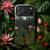 Virgin Forest - Henri Rousseau Phone Case Phone Case Detailed Jungle Scene Vibrant Pink Flowers Virgin Forest Henri, Oversized Botanical