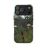 Virgin Forest - Henri Rousseau Phone Case Iphone 17 Pro Max / Matte Phone Case Detailed Lush Jungle Scene Vibrant Green Virgin Forest