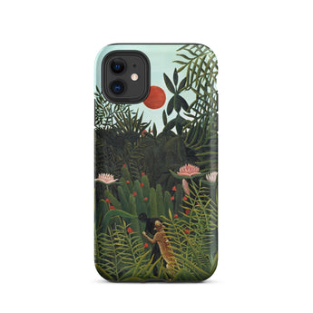 Virgin Forest - Henri Rousseau Phone Case Iphone 11 / Matte Phone Case Lush Jungle Scene Vibrant Green Foliage Virgin Forest Henri,