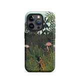 Virgin Forest - Henri Rousseau Phone Case Iphone 15 Pro / Matte Phone Case Lush Jungle Scene Vibrant Green Foliage Virgin Forest Henri,