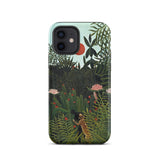 Virgin Forest - Henri Rousseau Phone Case Iphone 12 / Matte Phone Case Vibrant Jungle Scene Lush Green Foliage Virgin Forest Henri,