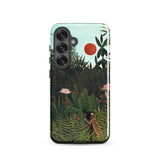 Virgin Forest - Henri Rousseau Phone Case, Samsung Galaxy S25 / Matte, Mobile Cases, Toby Leon