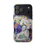 The Virgin - Gustav Klimt Phone Case Iphone 17 Pro Max / Matte Vibrant Colorful Phone Case Detailed Painting Intertwined Figures Gustav
