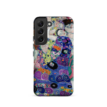 The Virgin - Gustav Klimt Phone Case Samsung Galaxy S22 / Matte Vibrant Art Nouveau Phone Case Colorful Depiction Figures Gustav Klimt