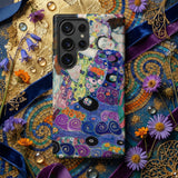 The Virgin - Gustav Klimt Phone Case Vibrant Artistically Designed Phone Case Colorful Mosaic Pattern Gustav Klimt Vienna, Vienna