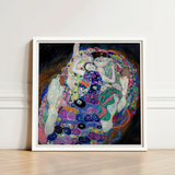 Framed Reproduction Gustav Klimt’s ?The Kiss” Ornate Patterns Klimt, Kaleidoscopic Realm, Austrian Symbolist Art